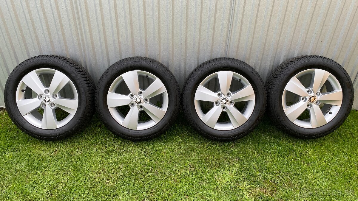 Zimná sada originál Škoda Octavia 3, 5x112 R16