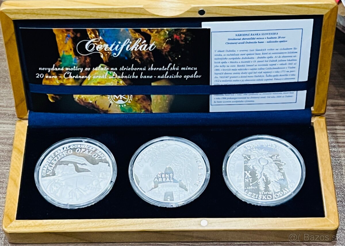 nezrealizované motívy 20 euro Dubnické bane
