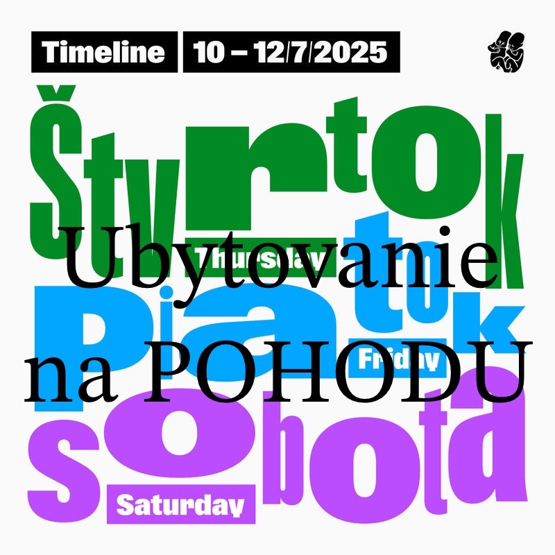Ubytovanie Pohoda 2025 Trenčín