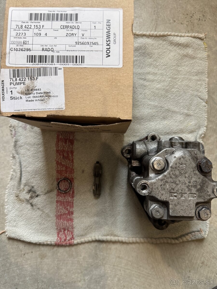 Hydraulické servocerpadlo Audi Q7