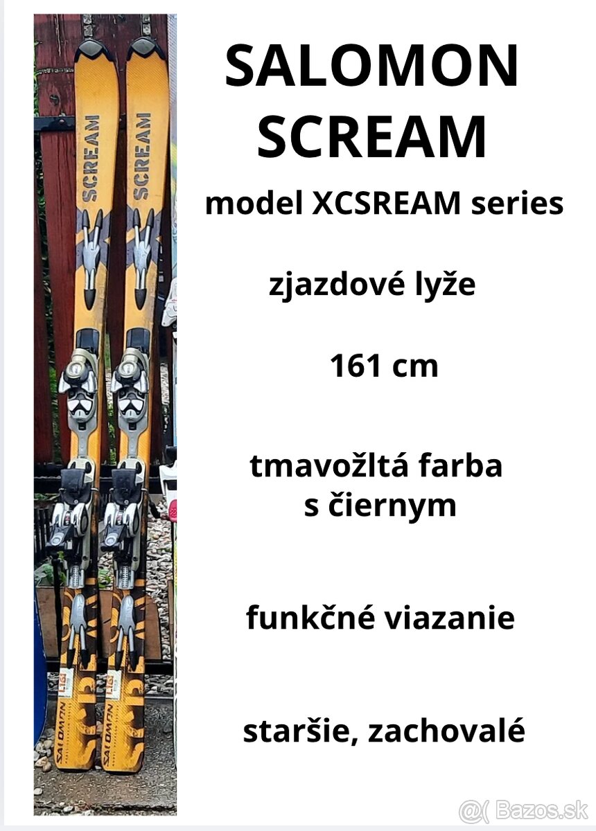 predám lyže Salomon Scream
