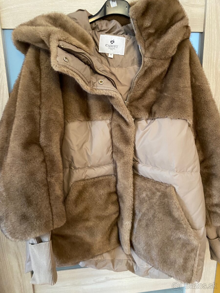 Zimná bunda luxusná kožušinka