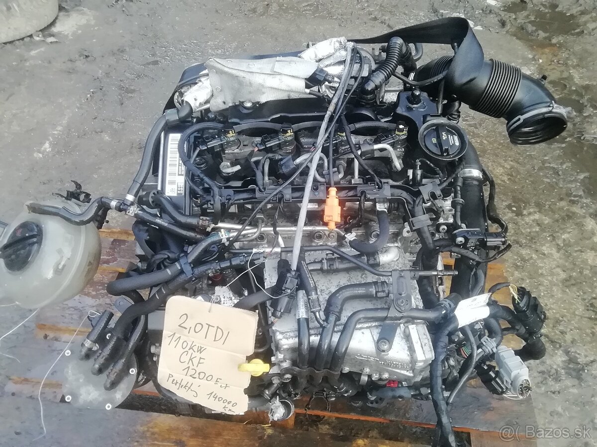 Motor 2,0 tdi 110 kW CKF comonreal volkswagen group
