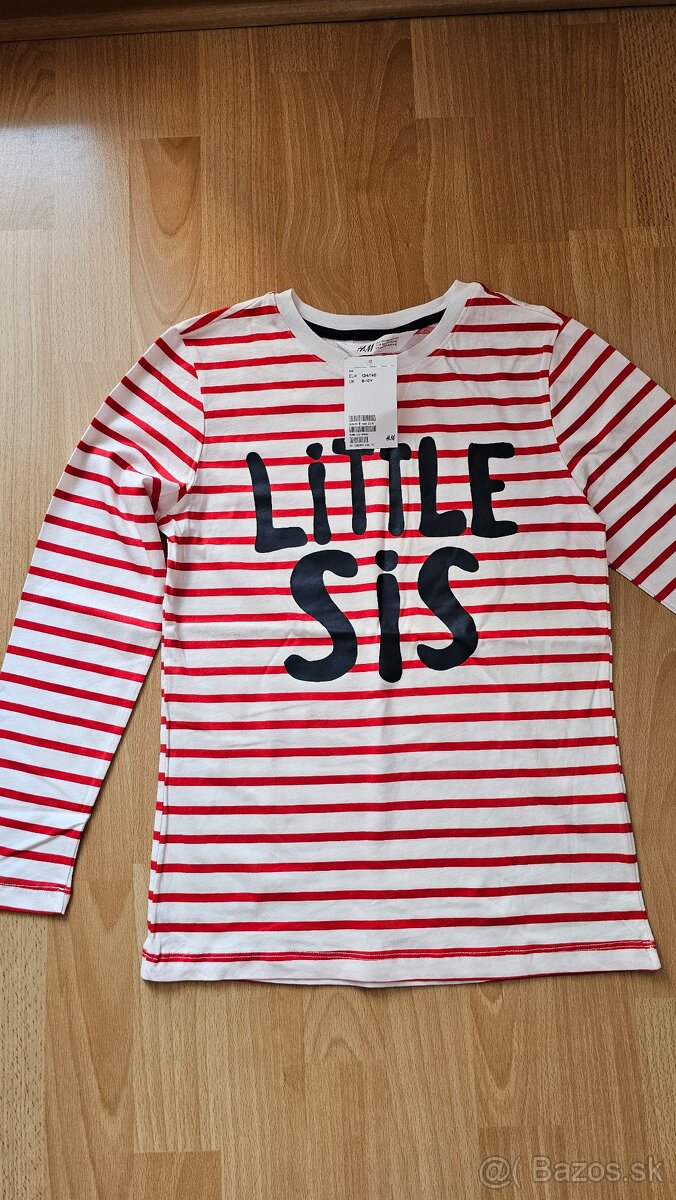 Tričko s dlhým rukávom, zn. H&M