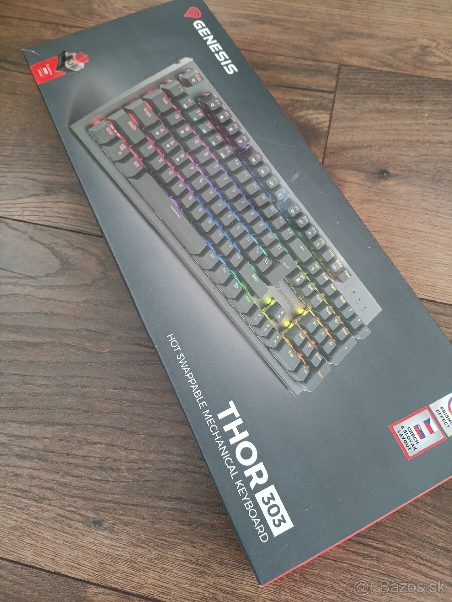 Predám mechanickú klávesnicu Genesis Thor 303