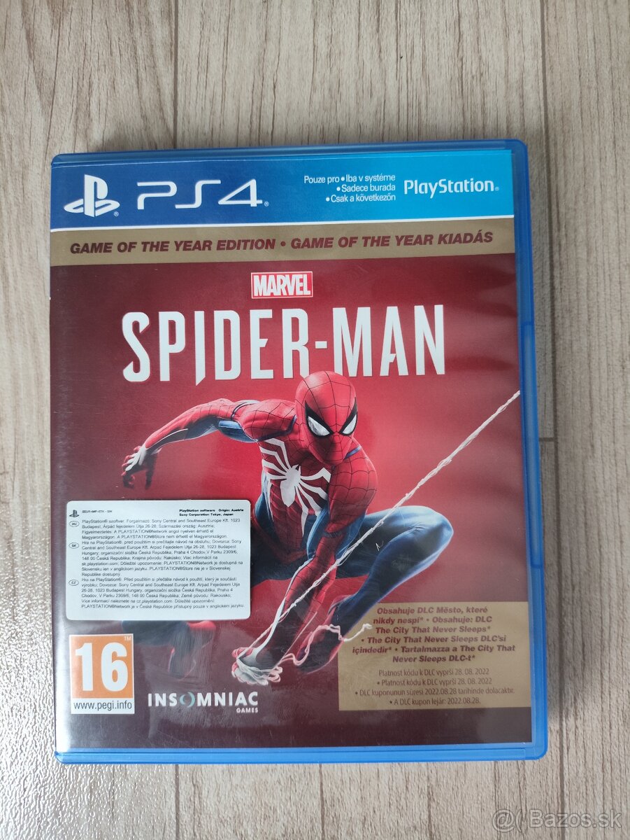 PS4 hra Spiderman