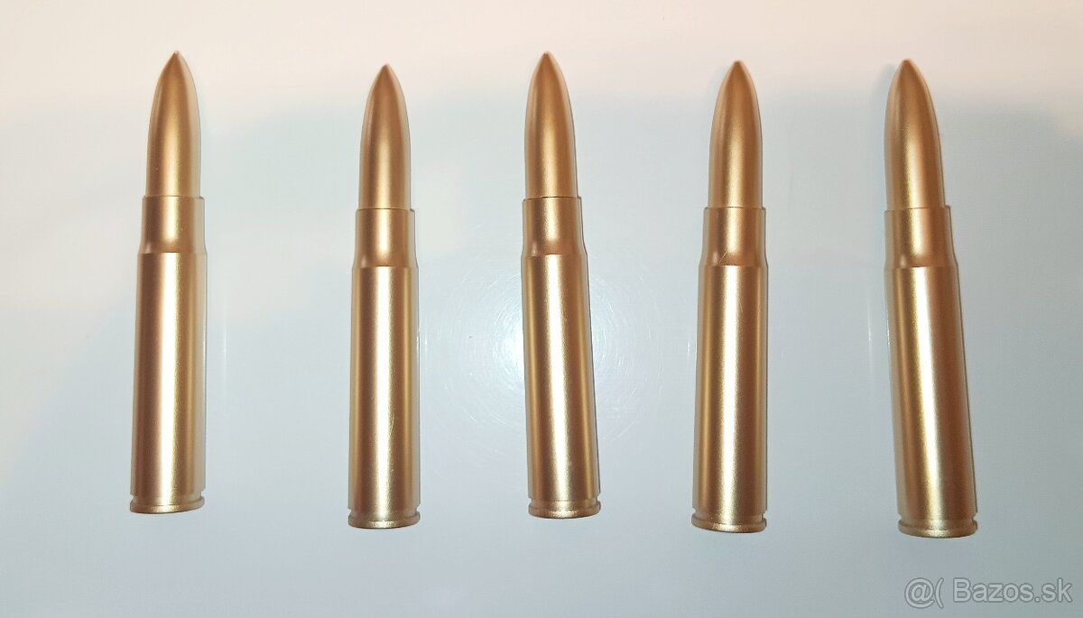 Skrytá propiska ve tvaru náboje