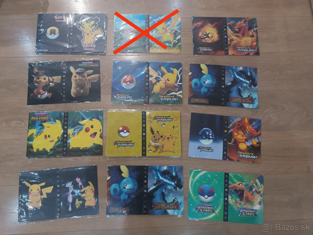Pokémon album a pokémon karty