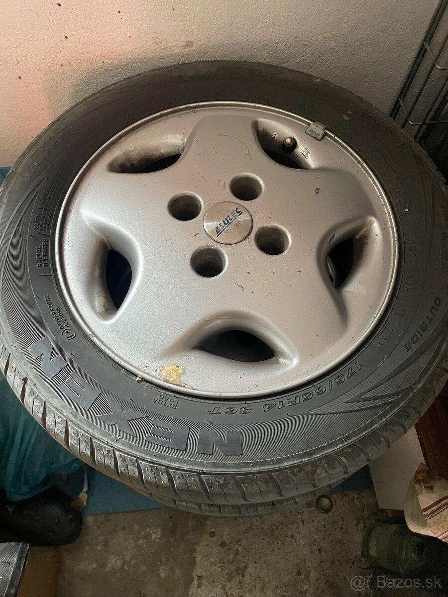 Letné pneumatiky s elektrónmi 175/65 R14 86T