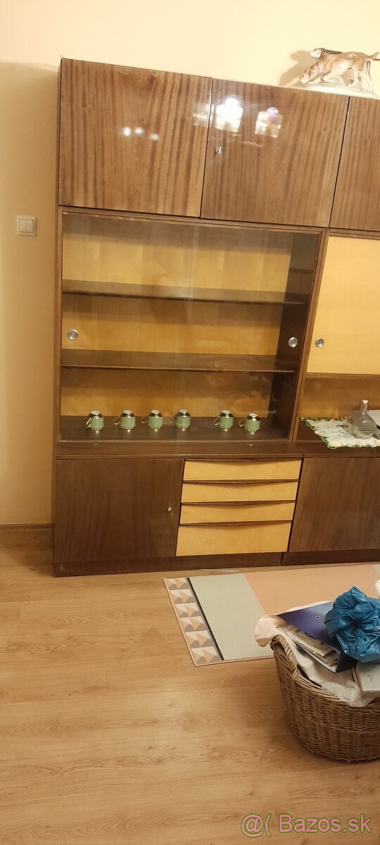 Obývačkou skrine