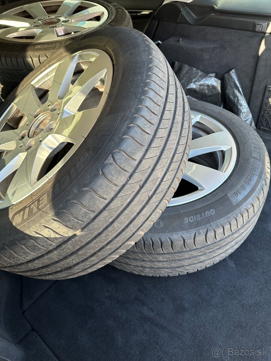 Sada Kolies Mercedes C220 w204, 205/55 R16