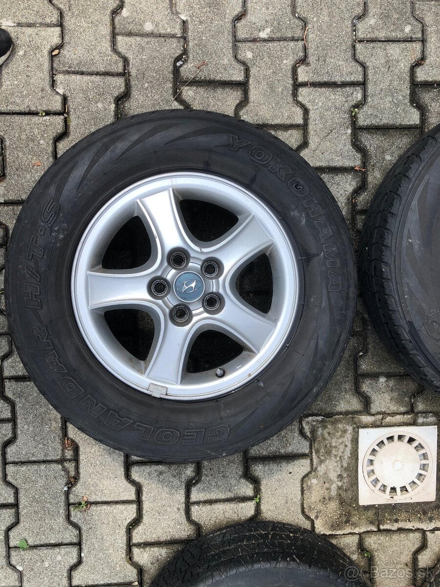 hlinikove disky 5x114,3 r16 hyundai 225/70 r16