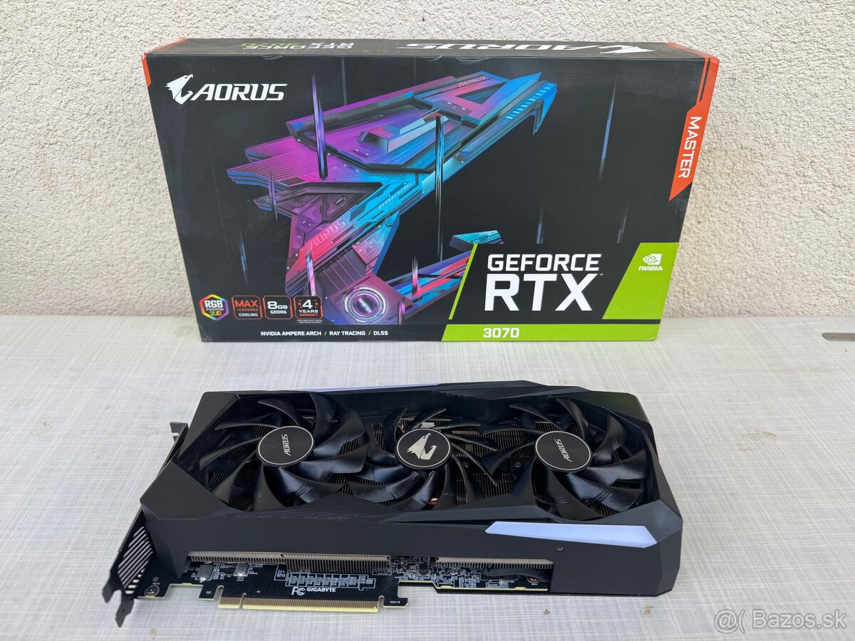 Gigabyte RTX 3070 AORUS Master – 8GB