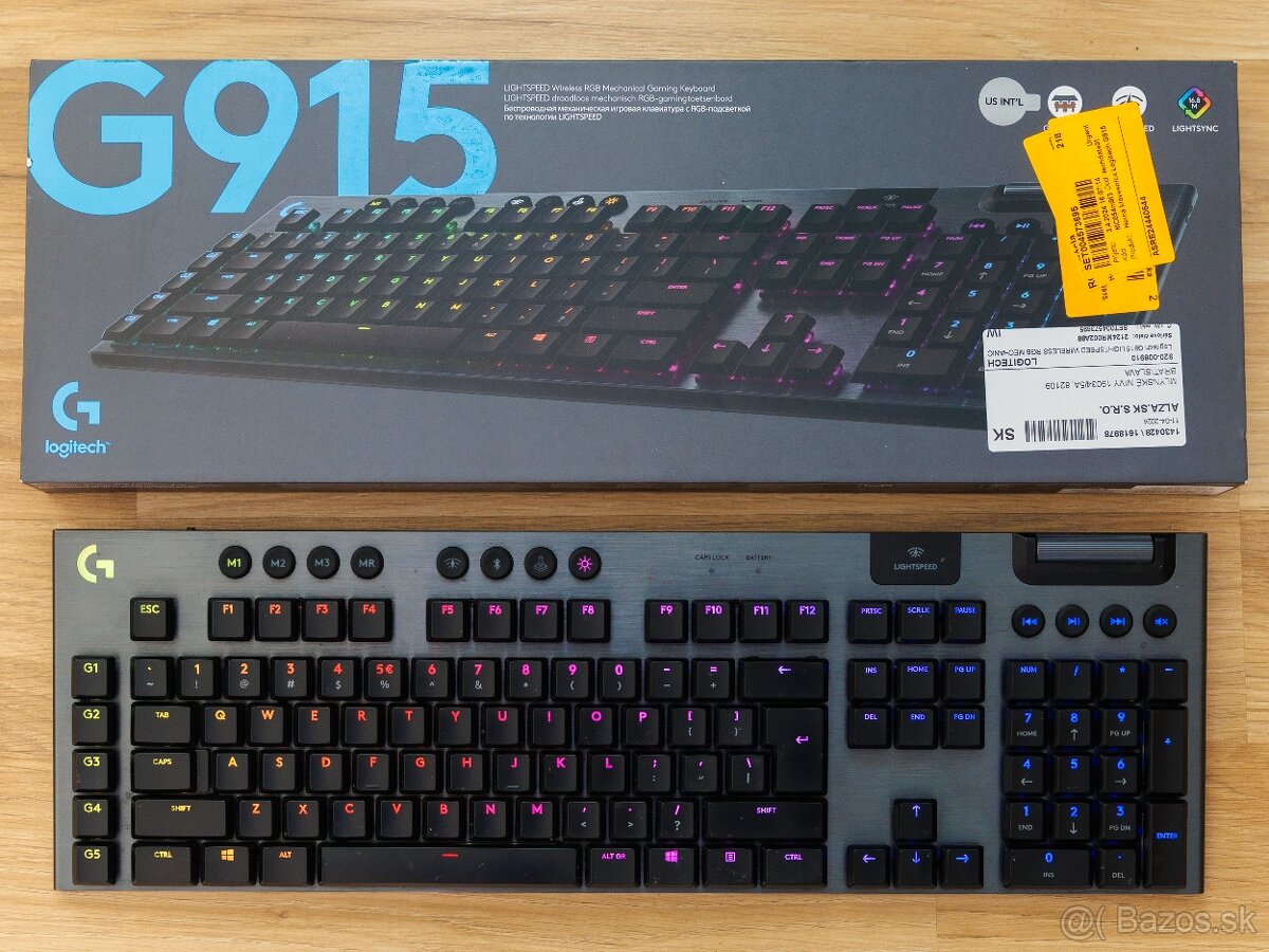 Logitech G915 LIGHTSPEED US GL Tactile