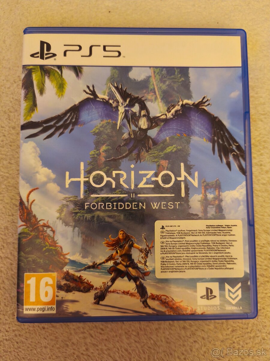 Predám Horizon Zero Down a Forbidden west PS5