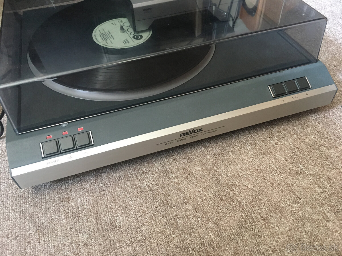 Predam Revox B795 tangencialny gramofon