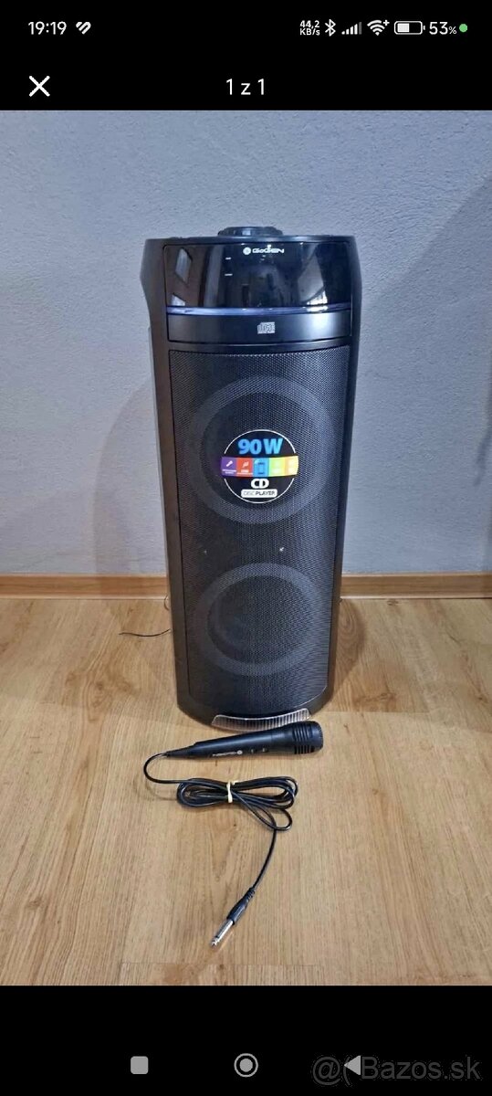 Párty reproduktor GoGEN HAPPEE BPS 736 CD čierny