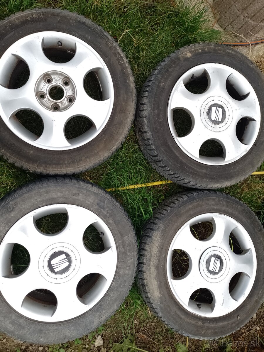 Predám obuté 16" elektróny 5x112