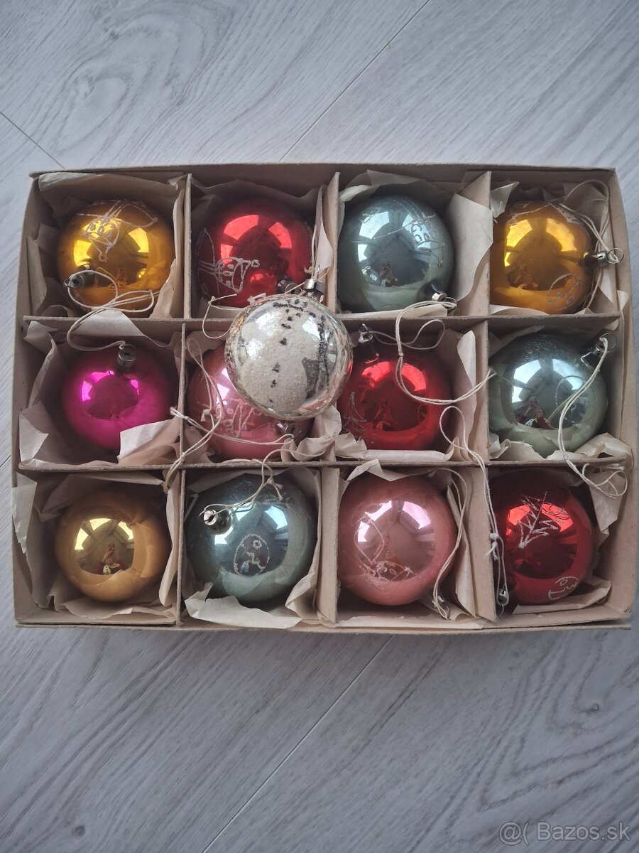 Retro vianočné ozdoby