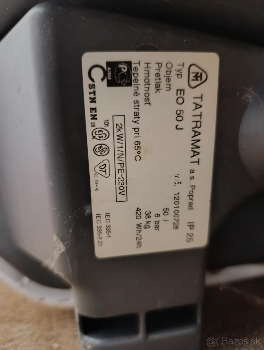 Bojler Tatramat elektrický