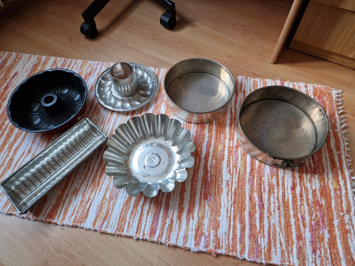 Retro formy na tortu, babovku