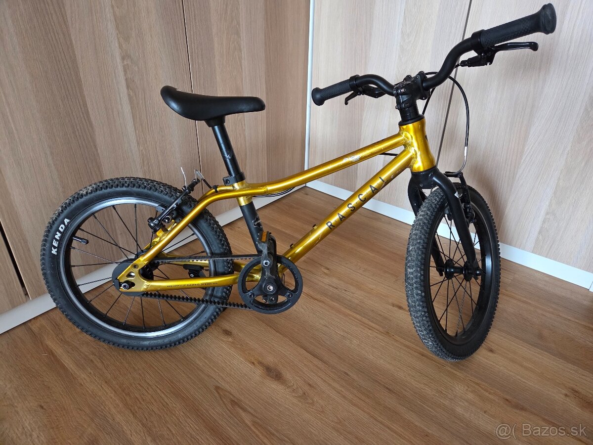 Rascal 16 gold detský bicykel