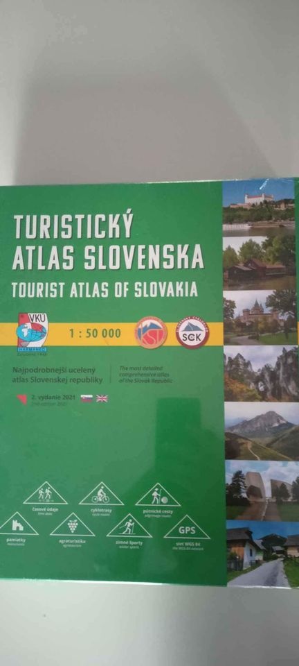 Turistický atlas Slovenska, nové zabalené