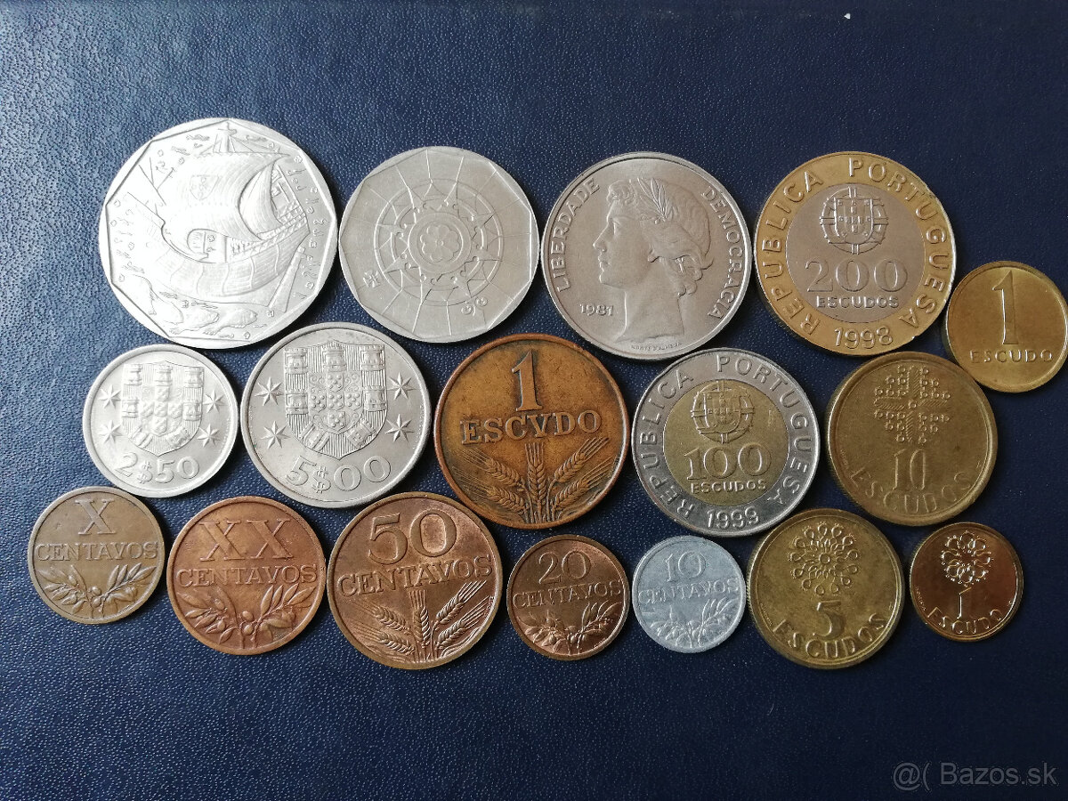 mince Portugálsko
