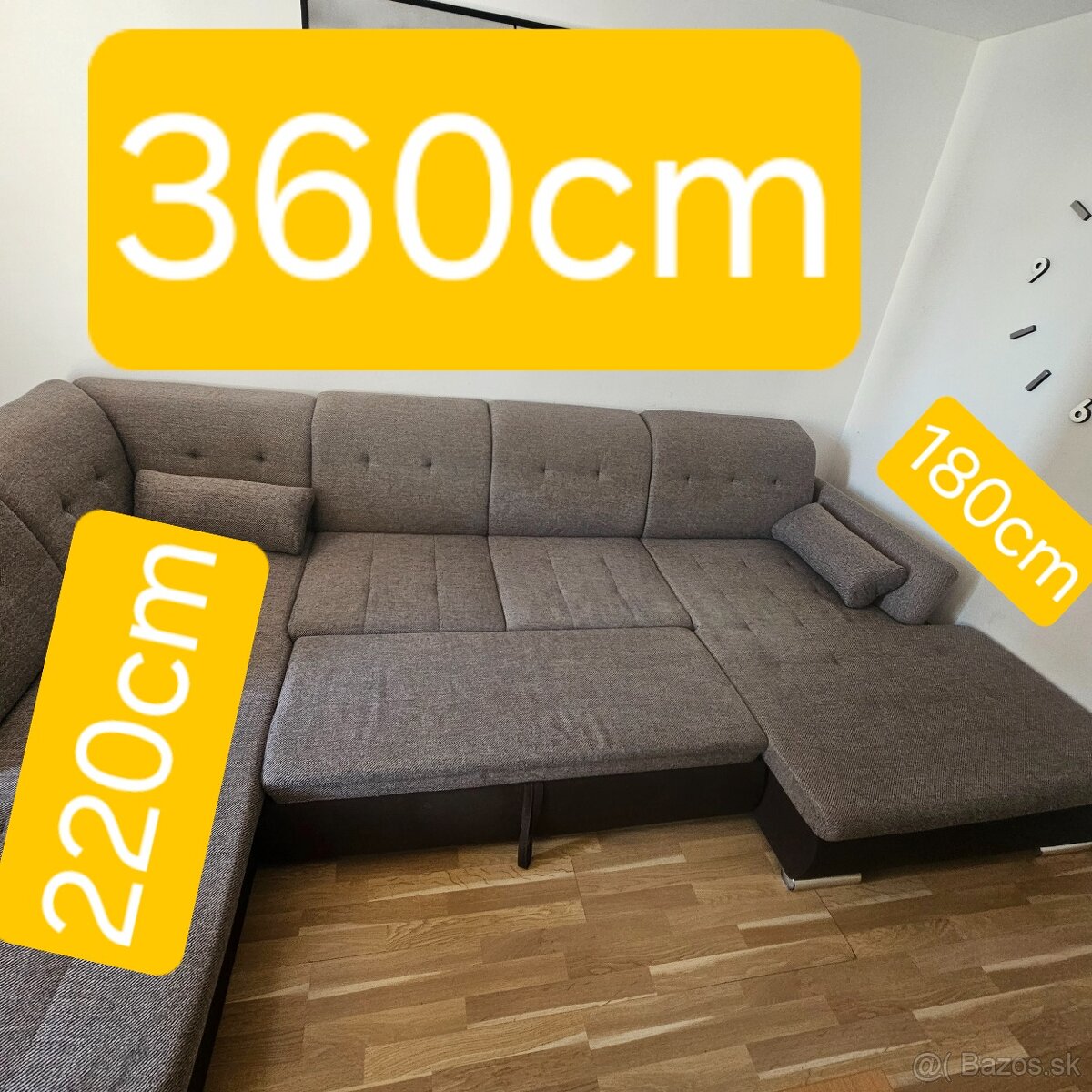 ROZKLADACIA SEDACIA SÚPRAVA (bez úložného priestoru)