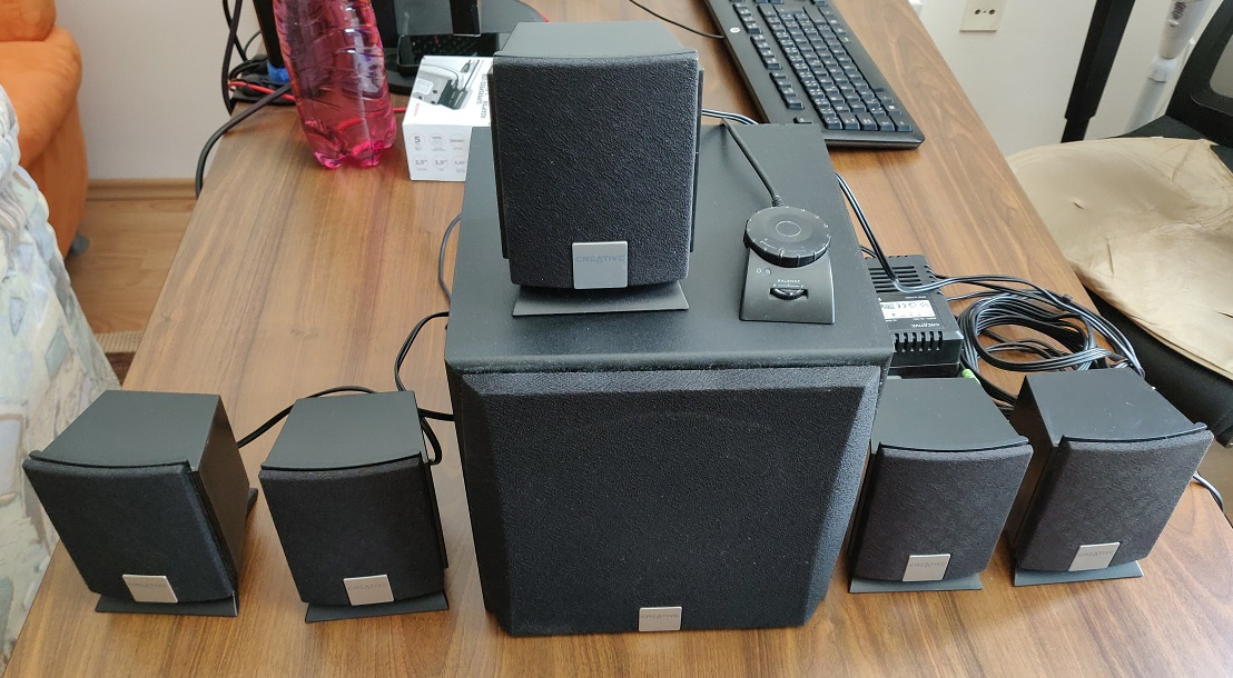 Repro Creative Inspire 5300, 5.1, subwoofer