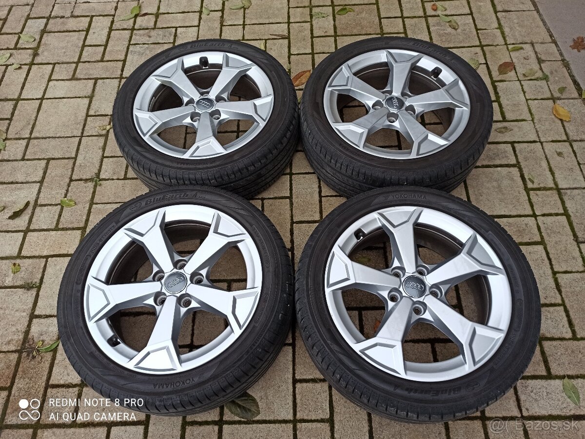 kolesa 5x112 R17 original Audi, pasuju na Škoda, VW, Seat
