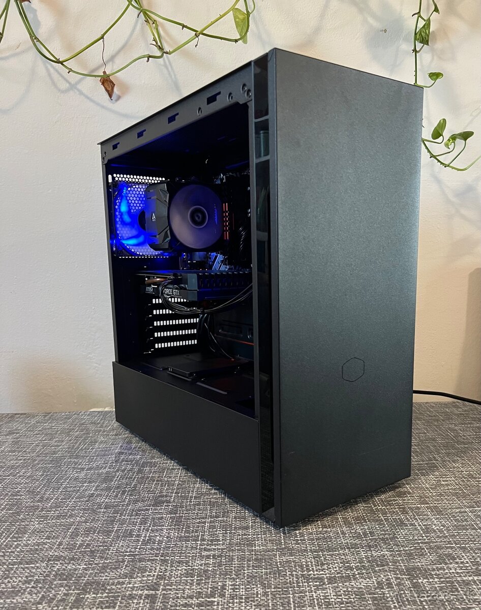 Herný PC GTX 1660 so Ryzen 5 3600/16gb/500gb/500w