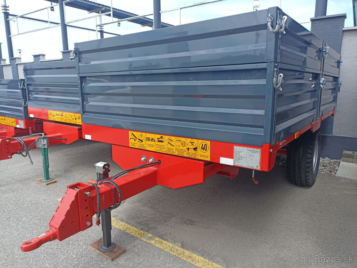 Vlečka - brzdený príves za traktor TERRAMAX T50.1