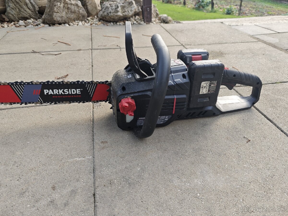 Aku reťazová píla parkside performance 40v