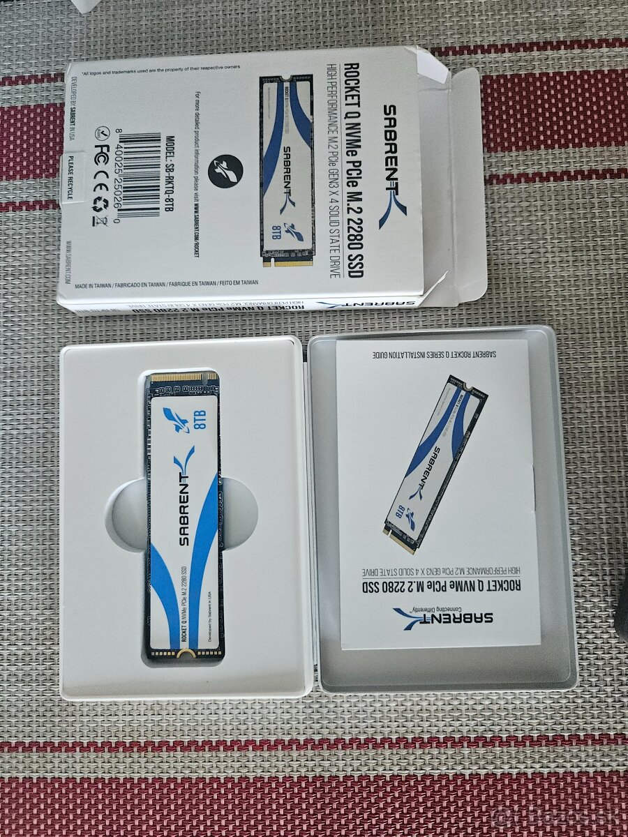 Sabrent Rocket Q 8TB M.2 Nvme SSD - novy