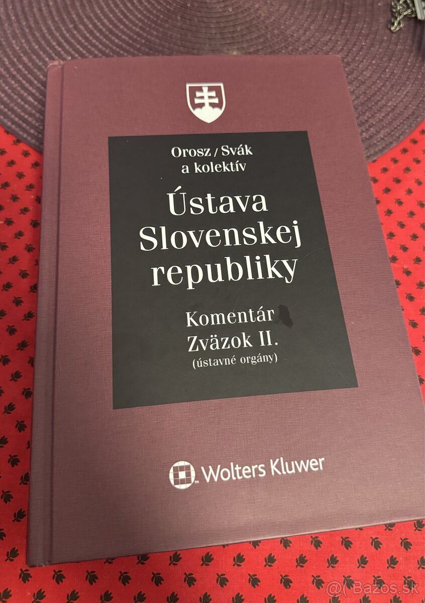 Nové knihy Ústava Slovenskej Republiky a Občiansky zákonník.