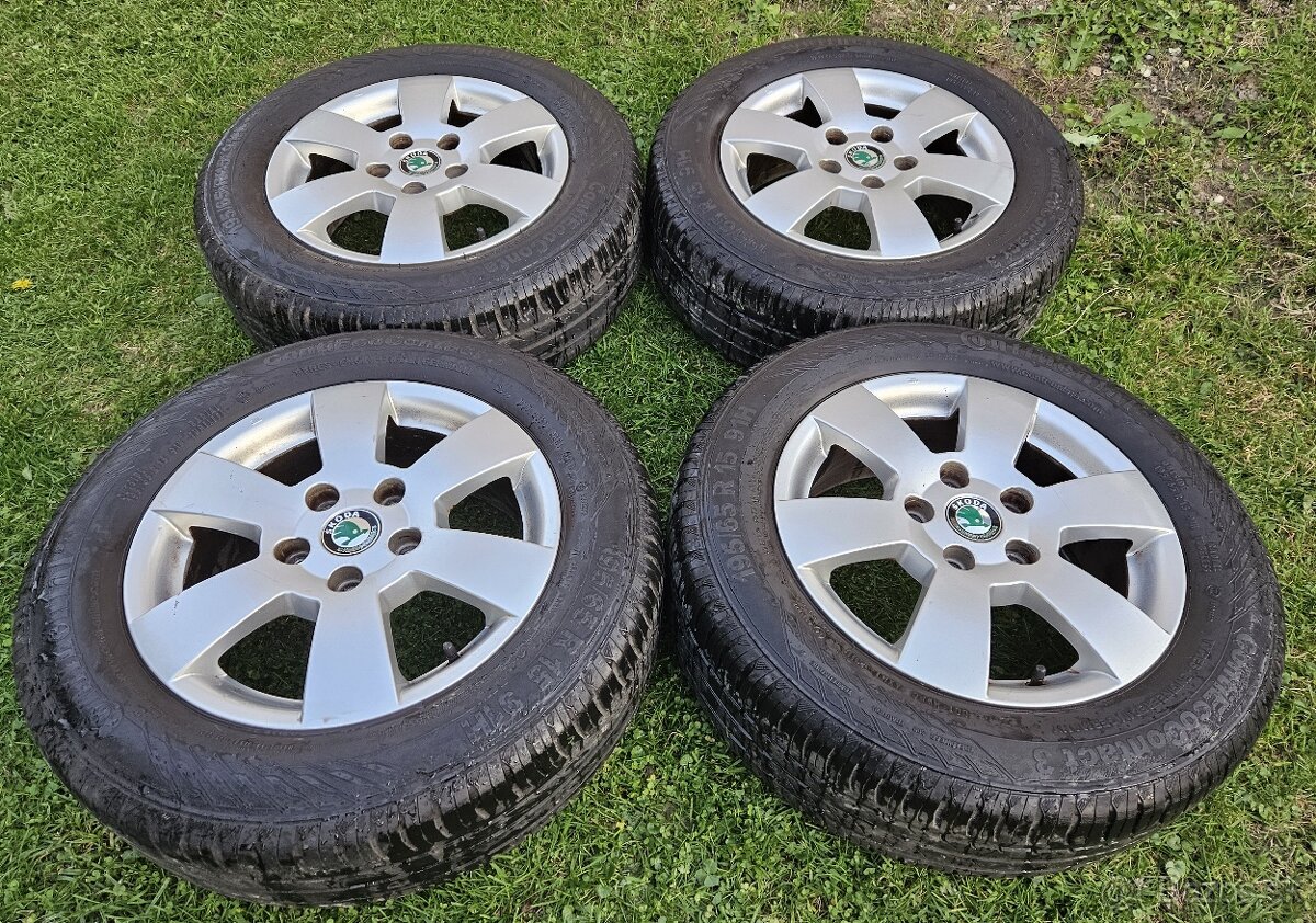 Predam alu disky SKODA Deimos R15 5x112 6Jx15
