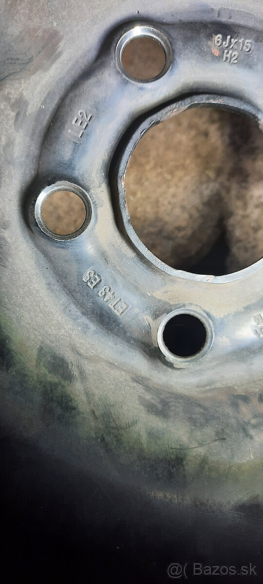 Plechové disky Škoda 6Jx15 H2 ET43, 5x100x57