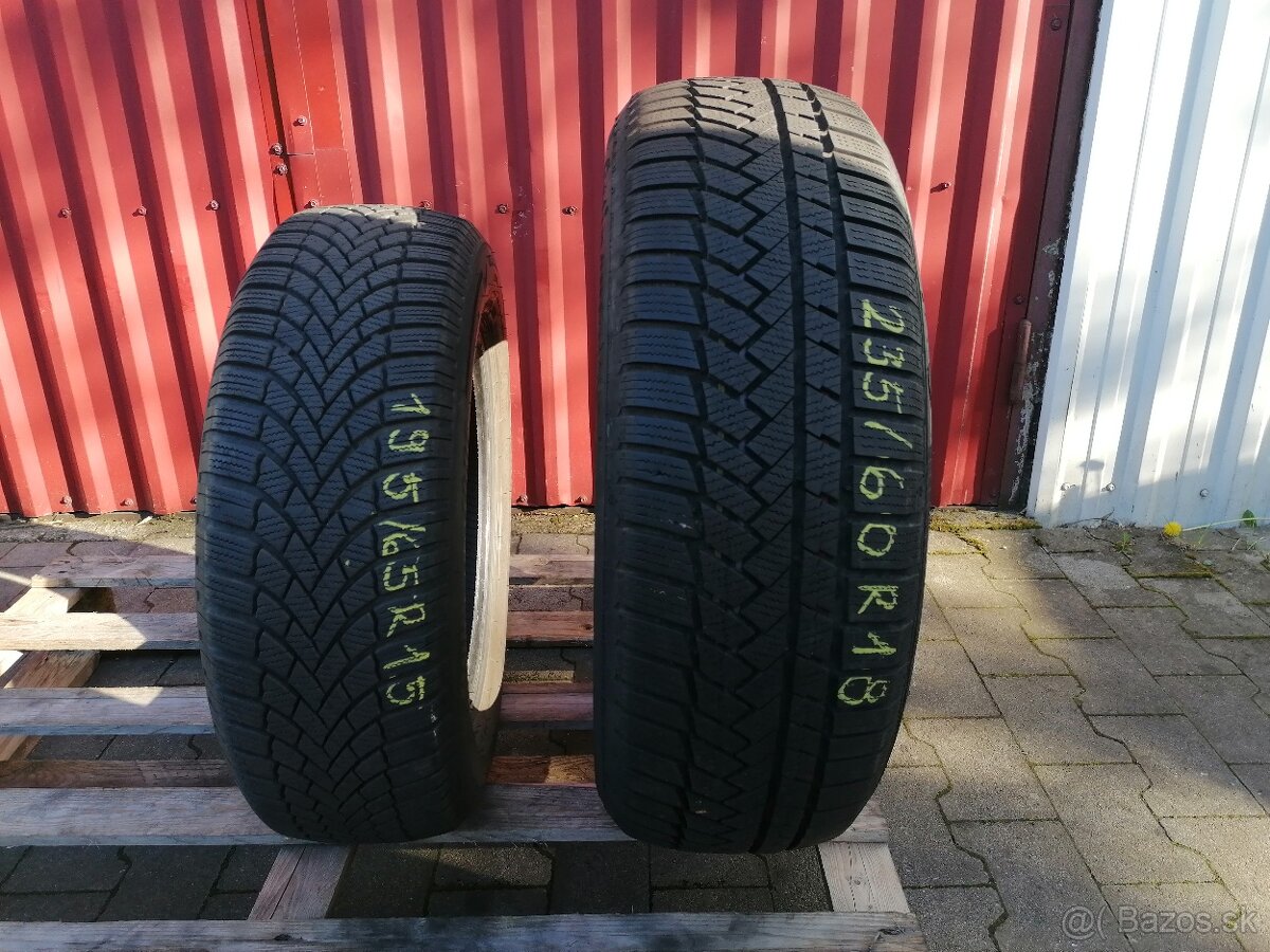 Zimne 235/60R18 a 195/65R15 a 215/45R18 a 205/55R16 po kuse