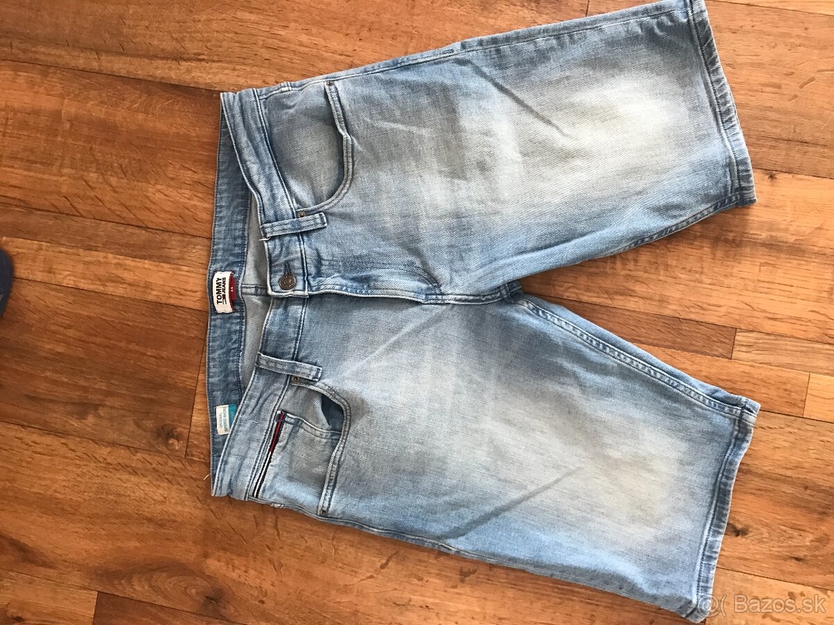 TOMMY HILFIGER originál jeansove/capri nohavice L/XL