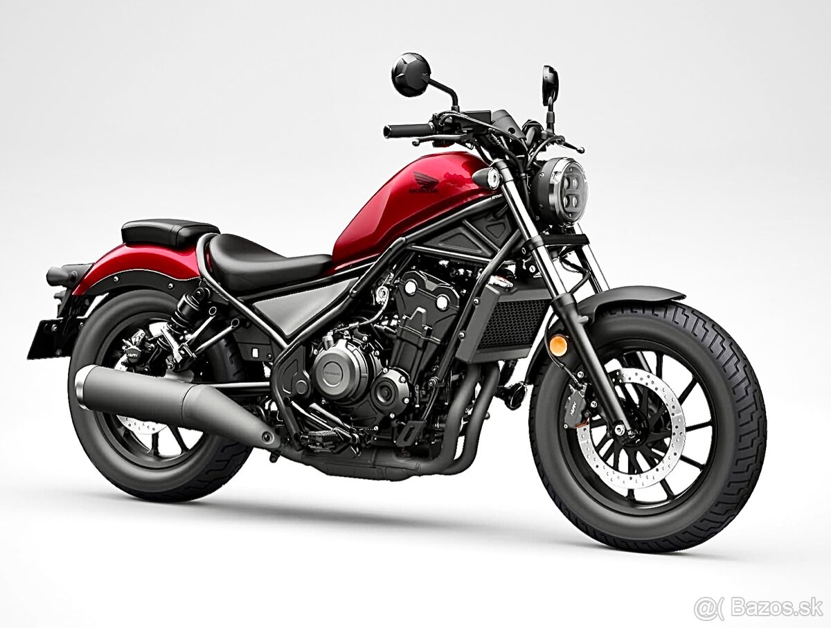 Honda Rebel 500 červená / 2023 / 3774km