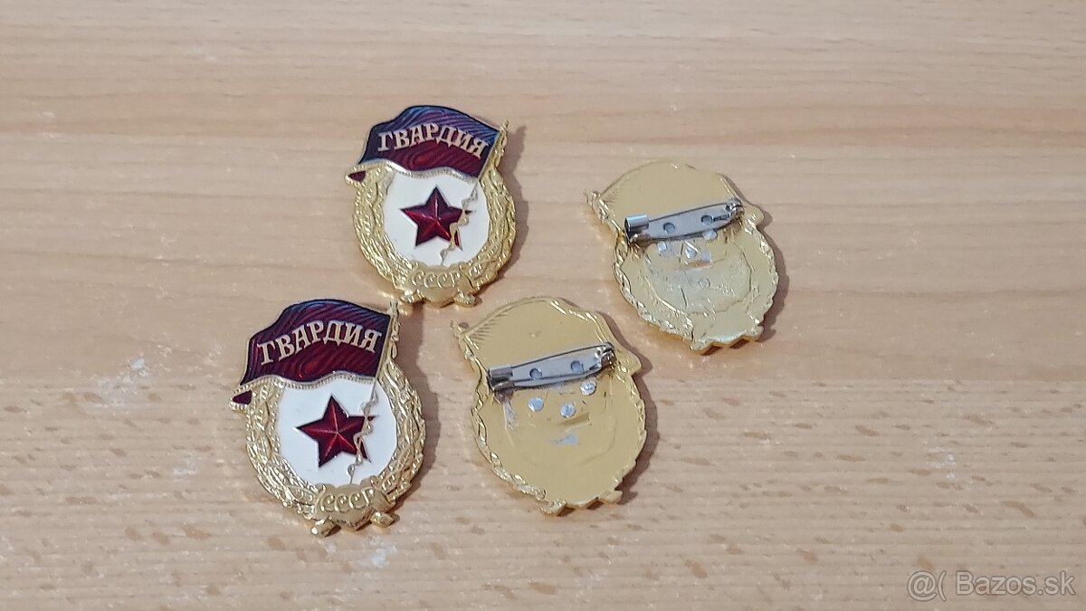 Odznak. Armáda. Garda. Rusko. ZSSR kov. cena za 1 ks.