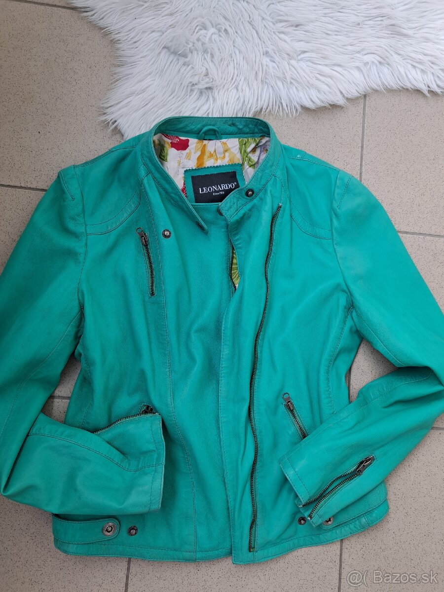 Kožená bunda veľ M/L