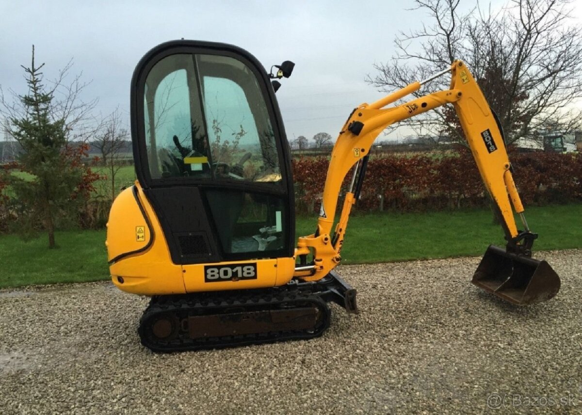 minibager 20HP,1,8t+3x lžíce|JCB 8018|