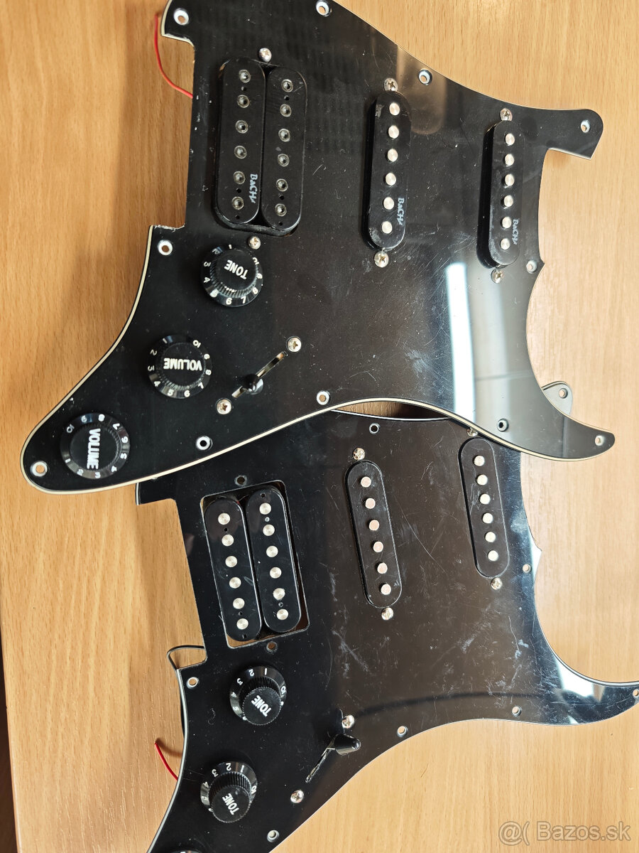 Pickguard HSS + Kobylka na gitaru