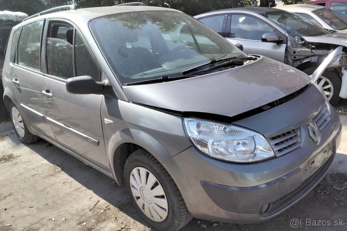RENAULT SCENIC 1.5 dCi 2005 predám SVETLO, DVERE, KAPOTA, NÁ