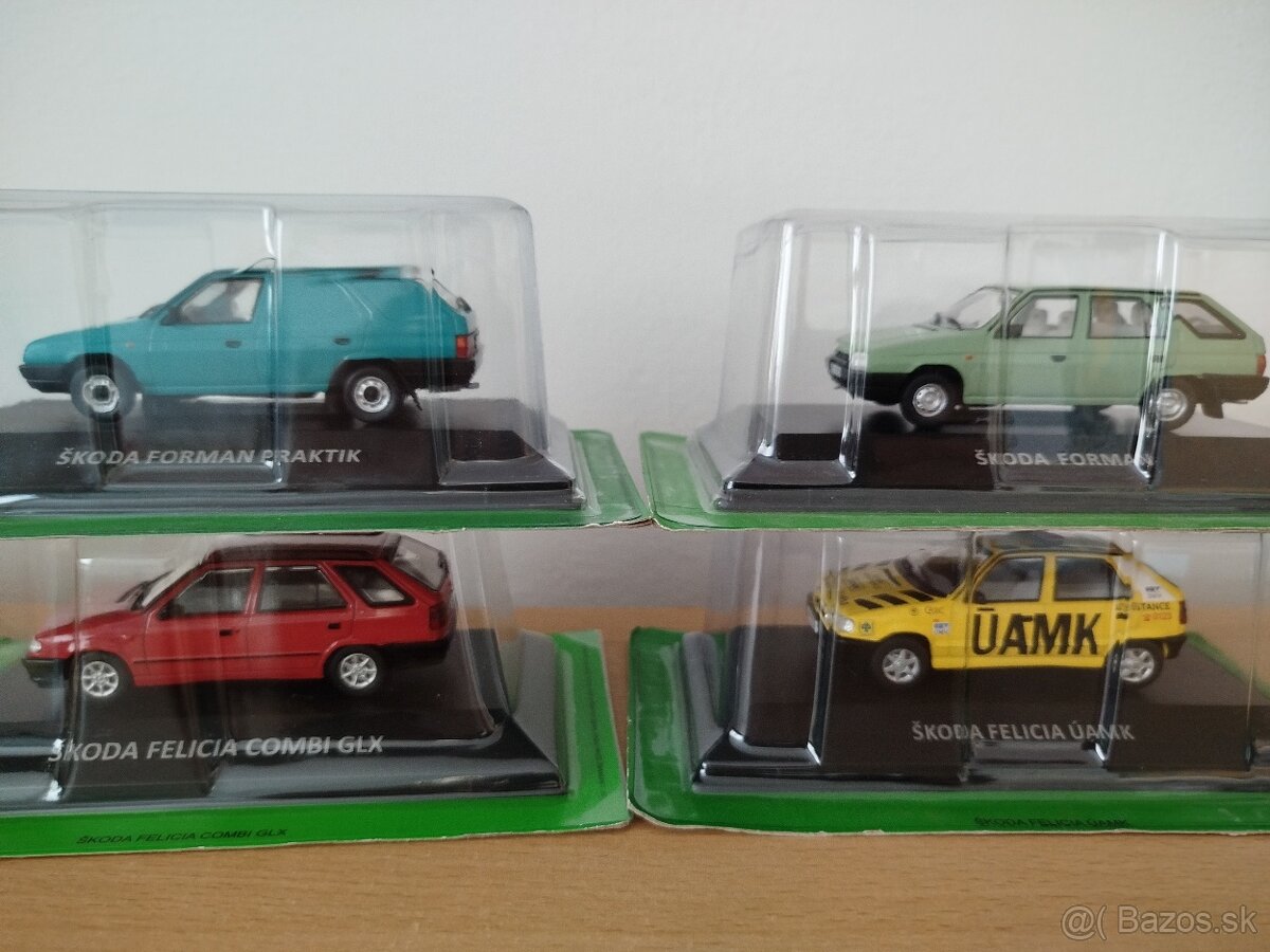 Predam model auta skoda rôzne 1:43.