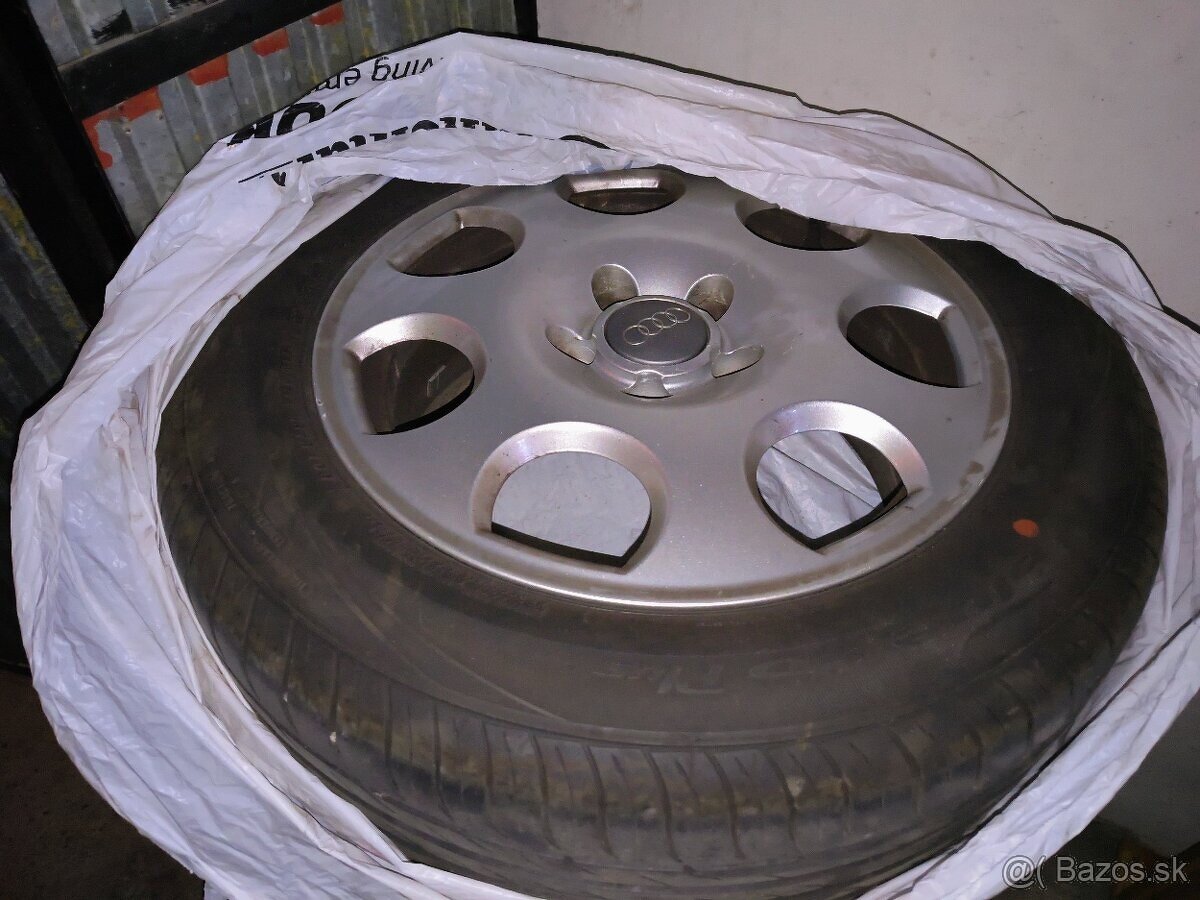 Predám kolesá s pneu orig. AUDI Speedline SL1588, 205/55 R16