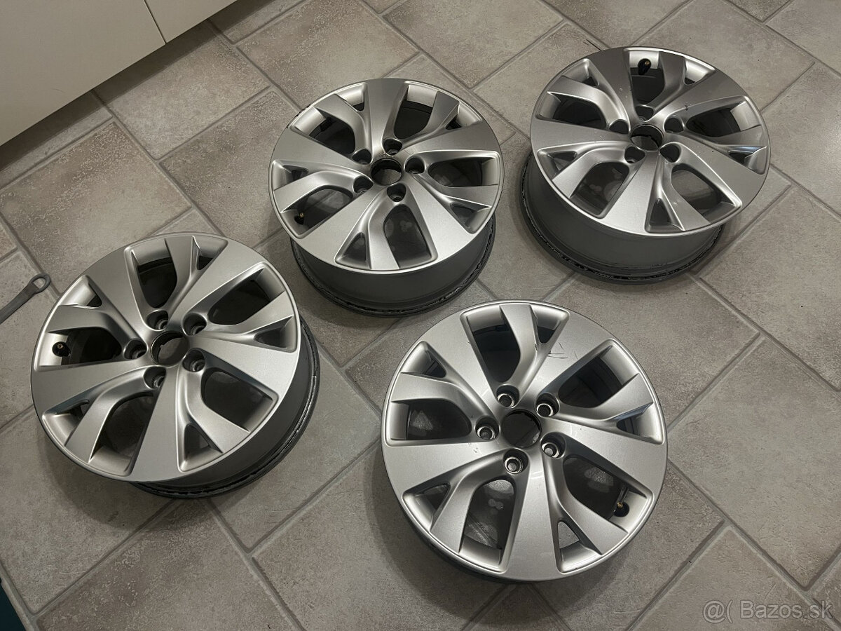 Predám sadu 16" Alu diskov na Citroen, Peugeot, Opel