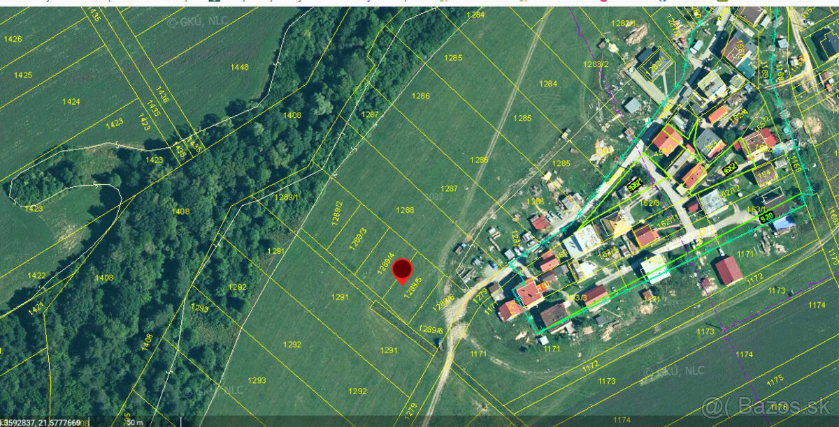 Predaj, Stavebný pozemok, Kružlová, okres Svidník
